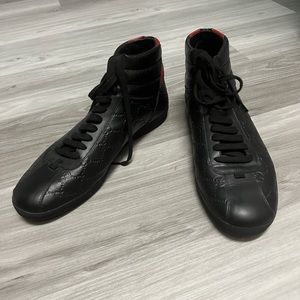 Authentic Gucci Monogram high top Sneakers US size 11